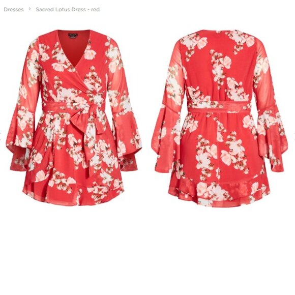 Sacred Lotus Dress - Picture 1 of 4